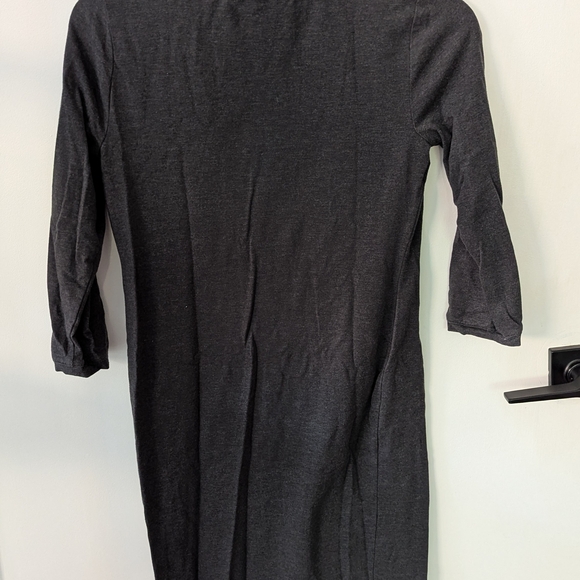 Motherhood Black Ruched Bodycon Midi Dress - Picture 4 of 4
